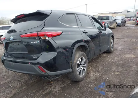 2021 Toyota Highlander Hybrid Xle from USA, damaged, VIN 5TDHBRCH4MS021228
